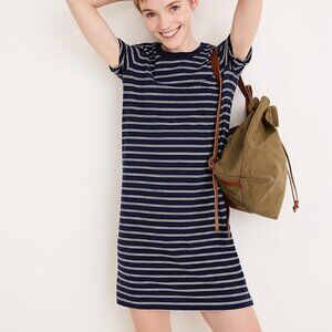 Madewell Navy and White Striped Mini Dress